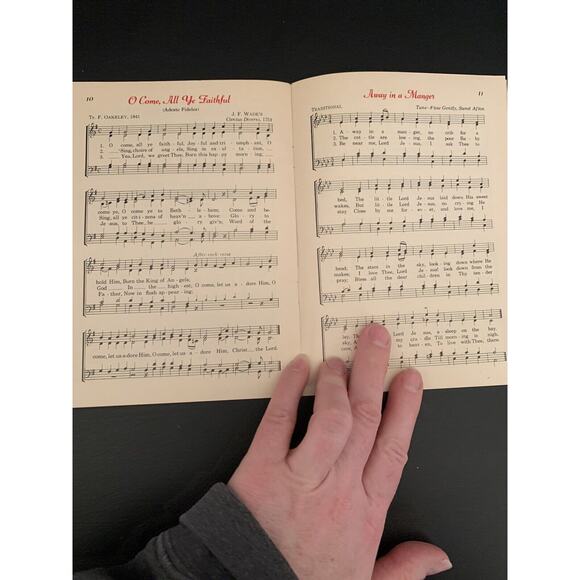 Vintage 1978 Christmas Carols Pamphlet Insurance Advertisement John Hancock - Picture 4 of 7